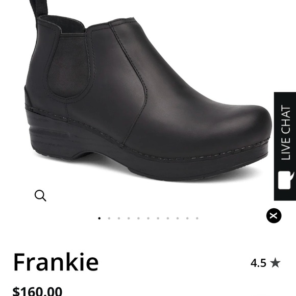 Dansko Black Oiled Leather Frankie Boot. Size 39 - Picture 8 of 9